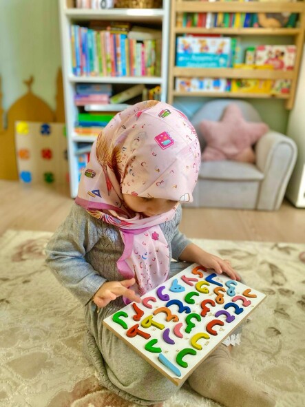 KİDS ALFABE DESEN EŞARP - 6