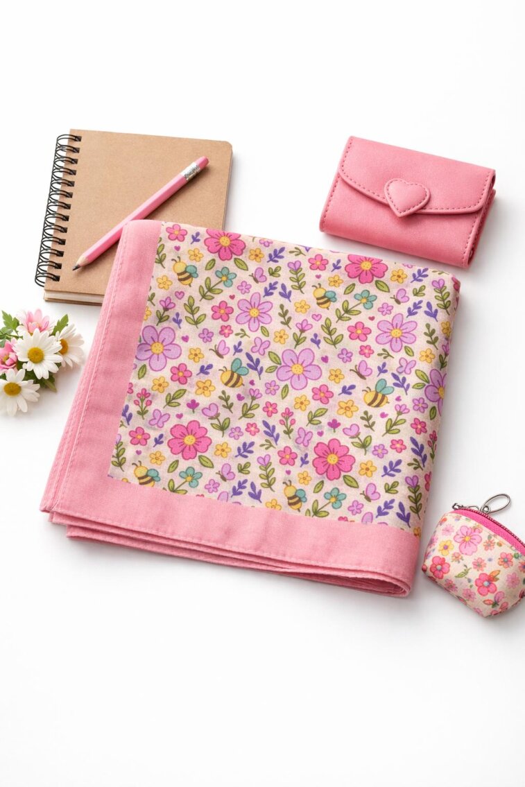 KİDS BAL ÇİÇEĞİ DESEN EŞARP - 1