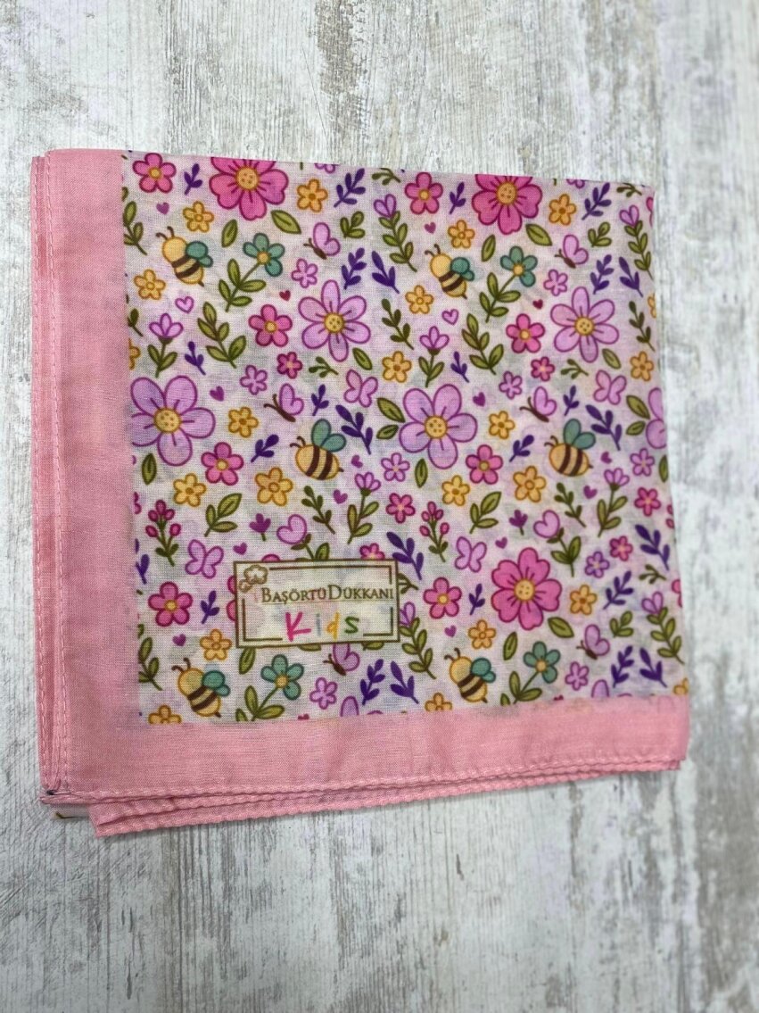 KİDS BAL ÇİÇEĞİ DESEN EŞARP - 2