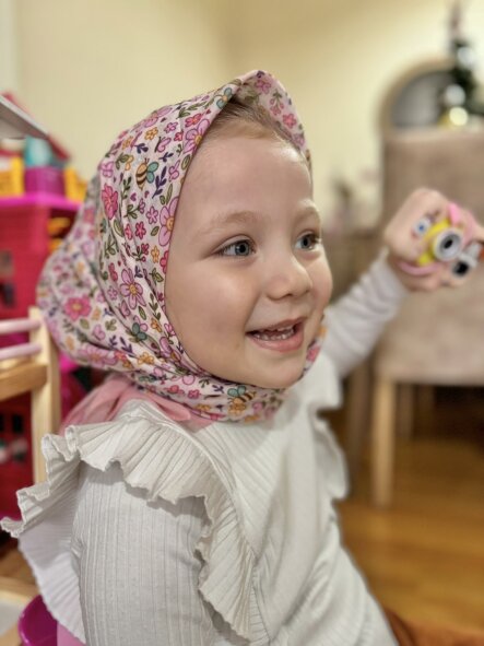 KİDS BAL ÇİÇEĞİ DESEN EŞARP - 4