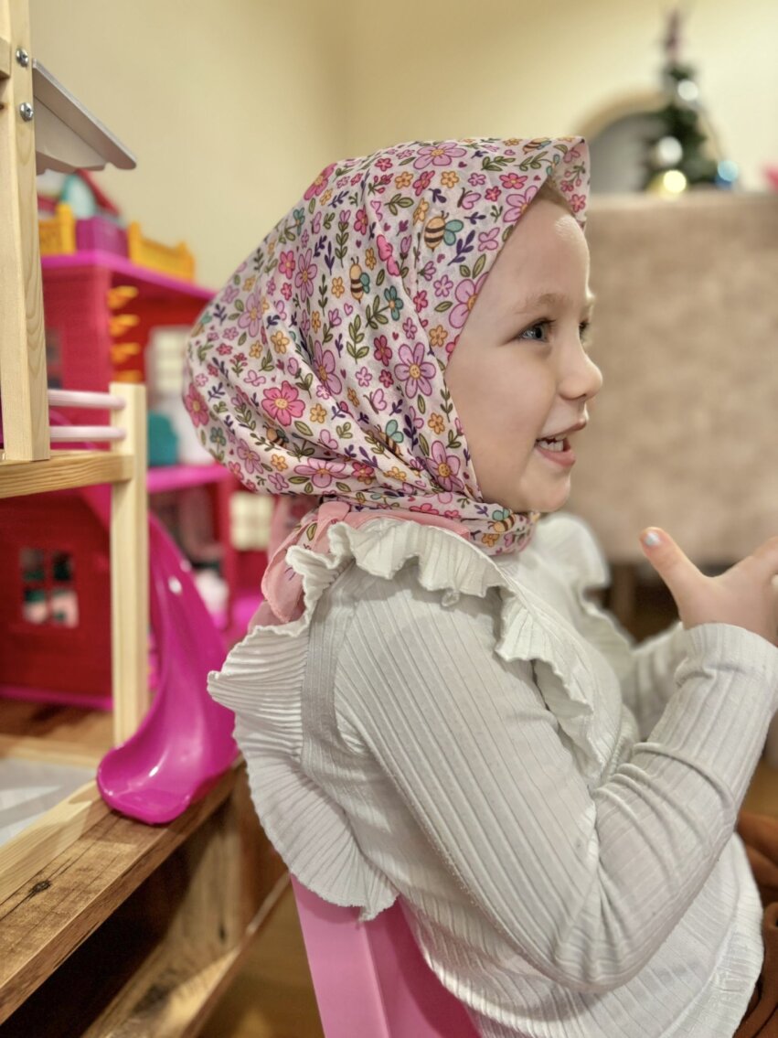 KİDS BAL ÇİÇEĞİ DESEN EŞARP - 1