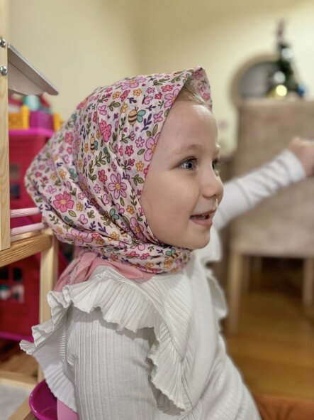 KİDS BAL ÇİÇEĞİ DESEN EŞARP - 5