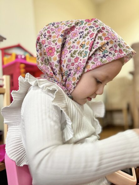 KİDS BAL ÇİÇEĞİ DESEN EŞARP - 6