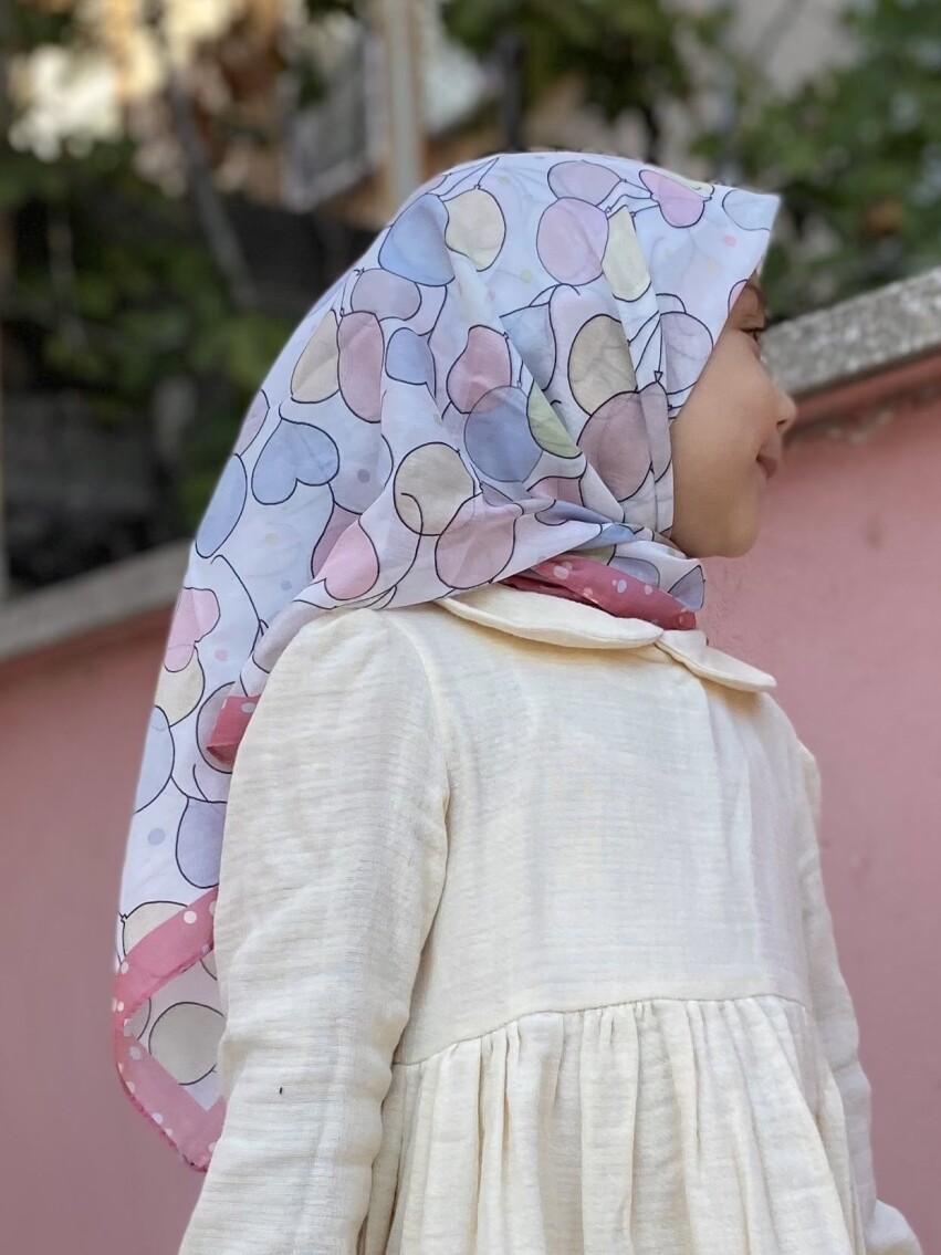 KİDS BALON DESEN EŞARP - 1