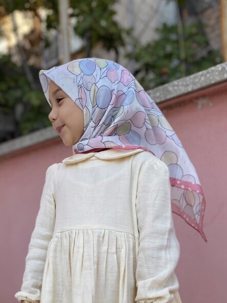 KİDS BALON DESEN EŞARP - 4