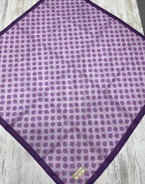 KİDS BERRY CUTE DESEN EŞARP- LILA - 3