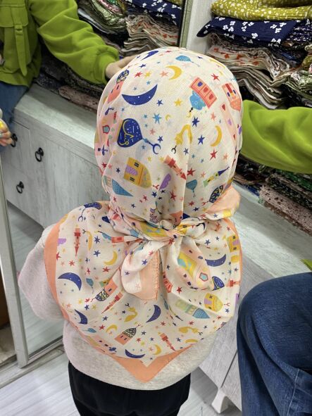 KİDS CAMI DESEN EŞARP - 4