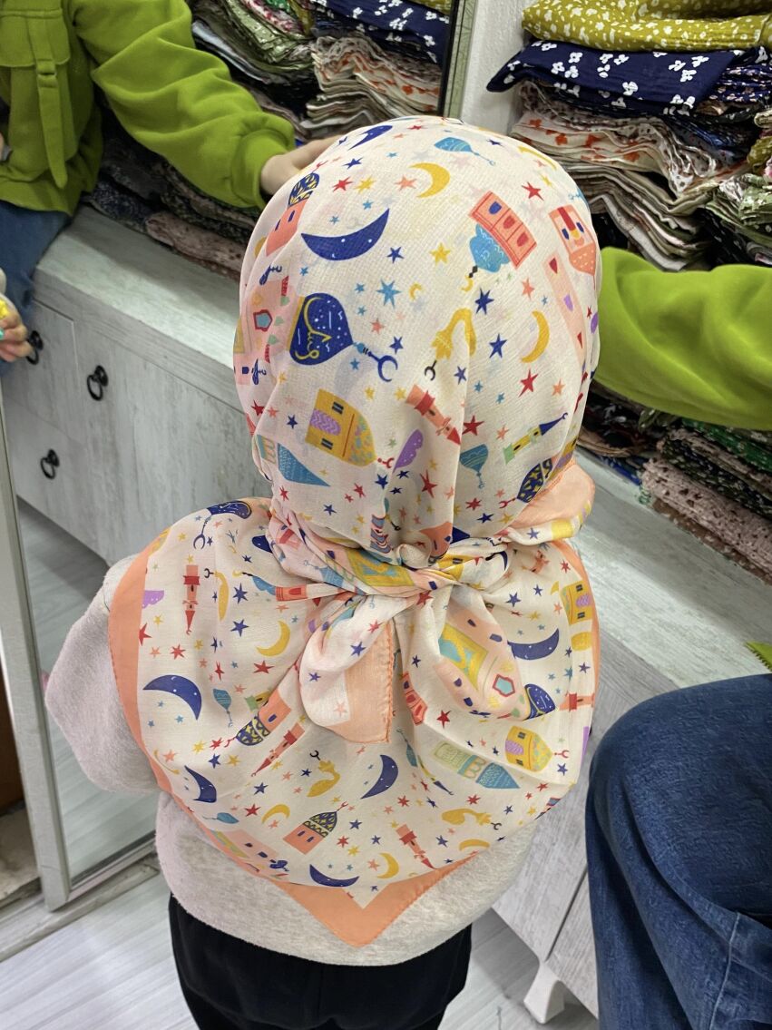 KİDS CAMI DESEN EŞARP - 4