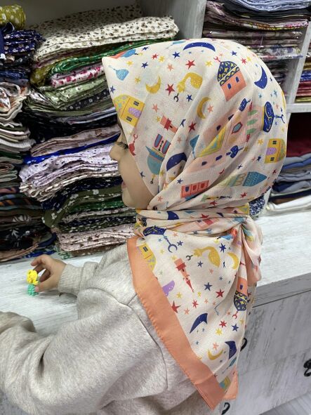 KİDS CAMI DESEN EŞARP - 3