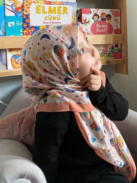 KİDS CAMI DESEN EŞARP 