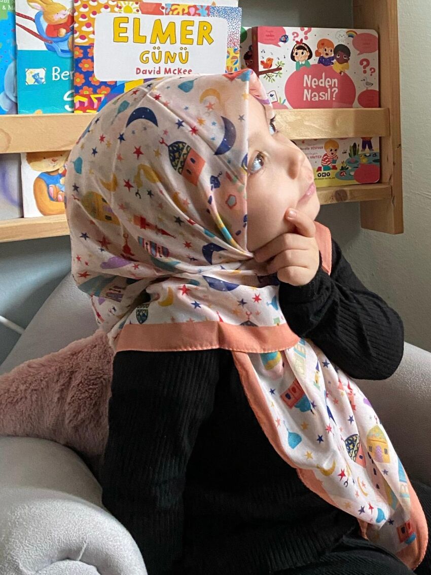 KİDS CAMI DESEN EŞARP - 1