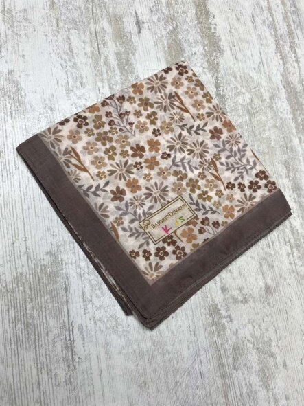 KİDS CICEK BAHCESI DESEN KAHVE ESARP - 3