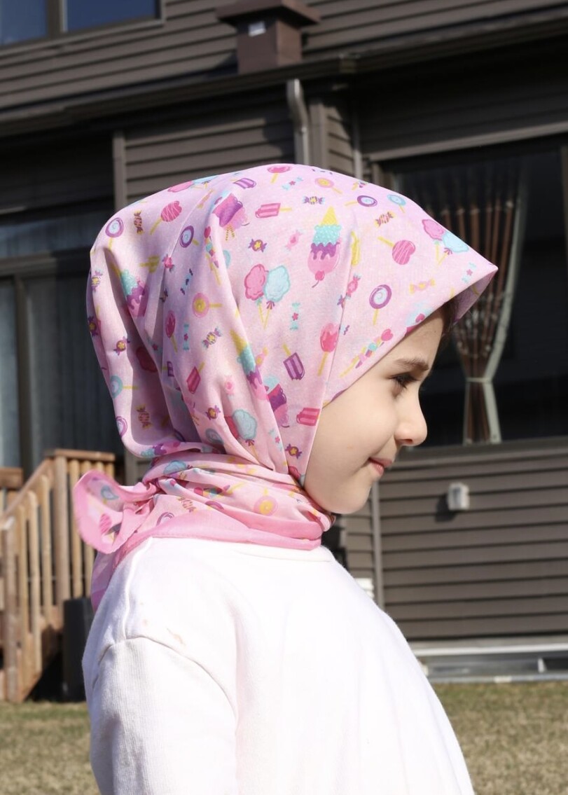 KİDS DONDURMA DESEN EŞARP - 1