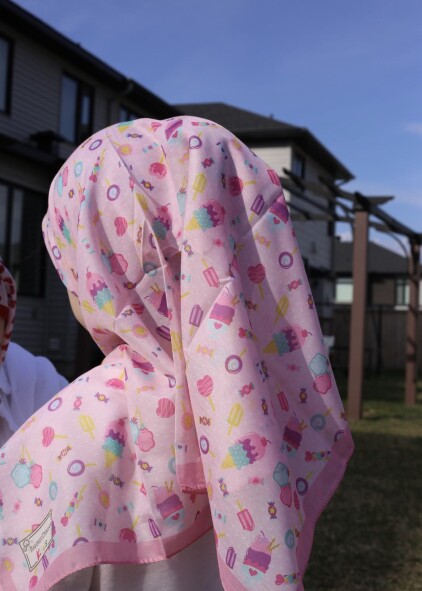 KİDS DONDURMA DESEN EŞARP - 2