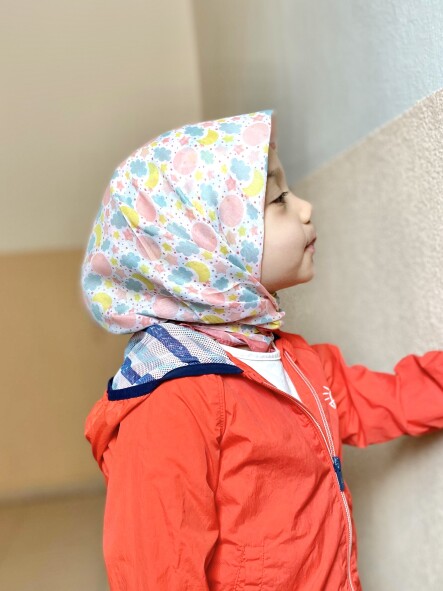 KİDS GÖKYÜZÜ DESEN EŞARP - 1