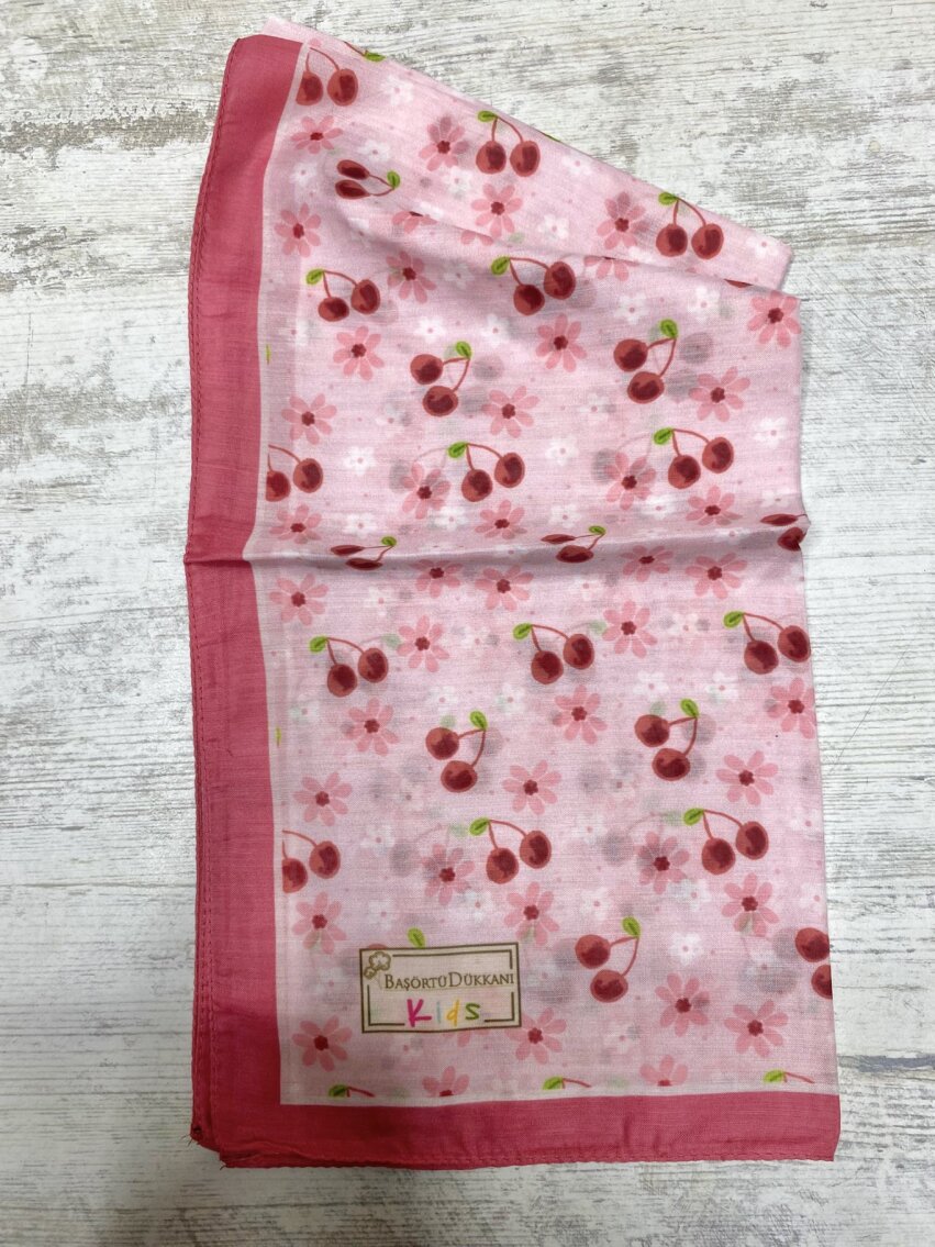 KİDS KIRAZ BAHARI DESEN EŞARP - 2
