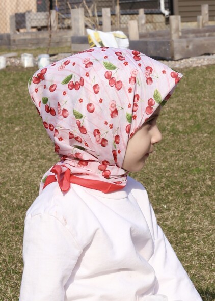 KİDS KİRAZ DESEN EŞARP - 