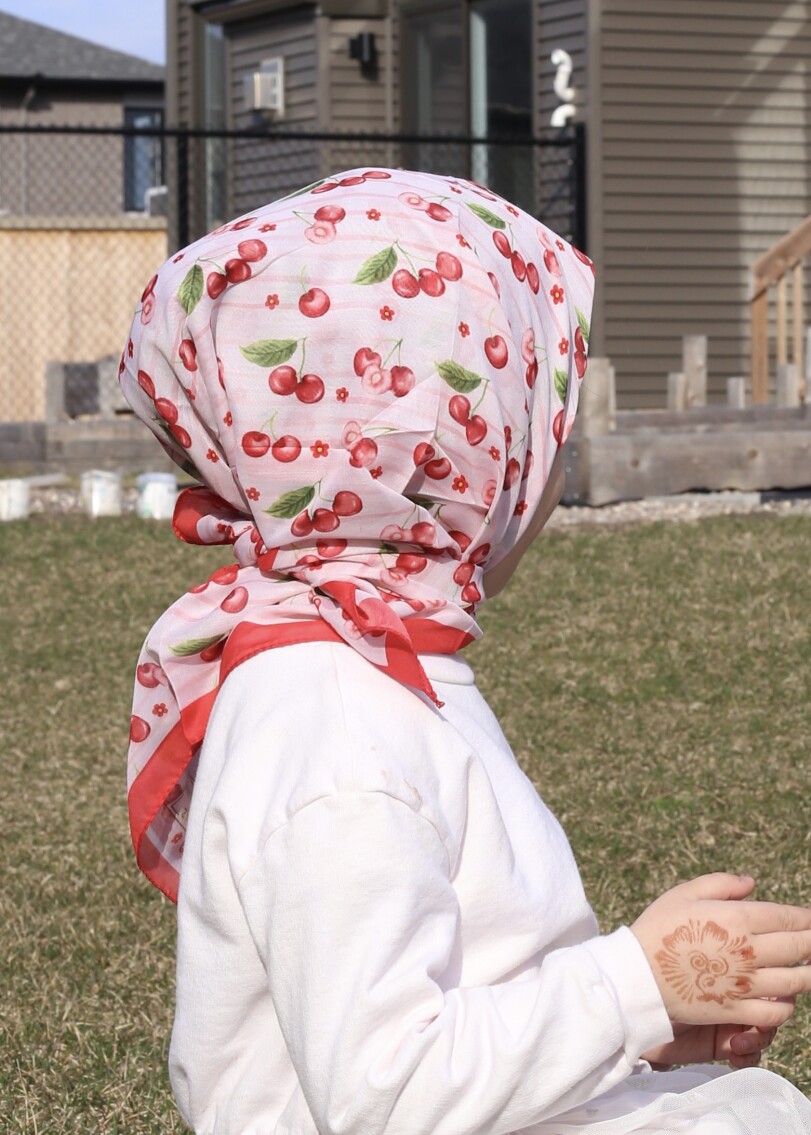 KİDS KİRAZ DESEN EŞARP - 4