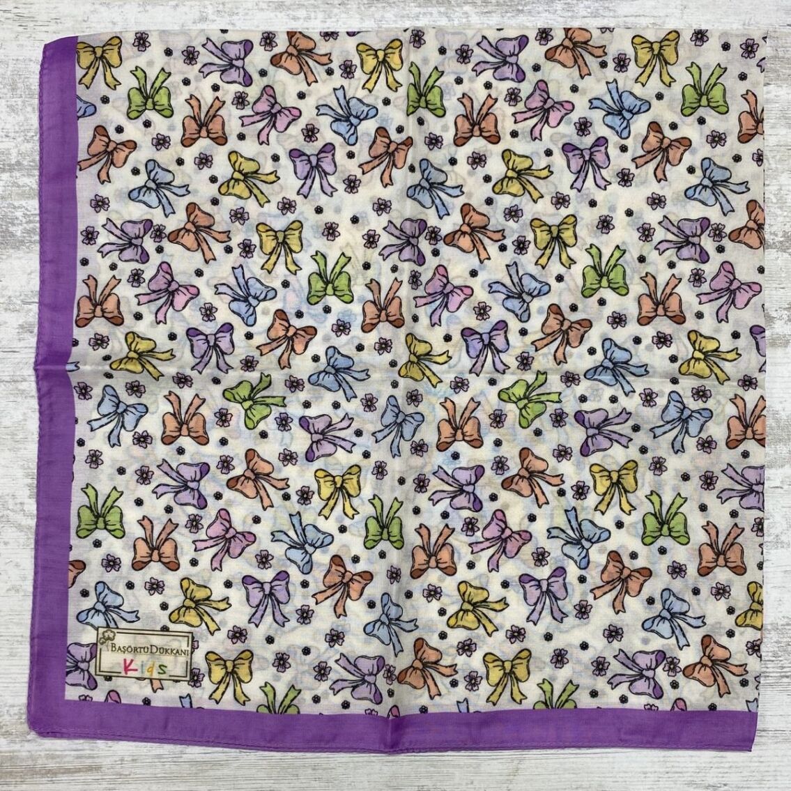 KİDS KURDELE DESEN EŞARP - 5