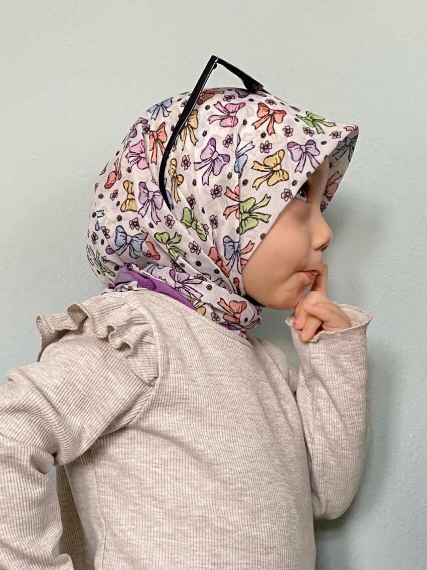 KİDS KURDELE DESEN EŞARP - 1