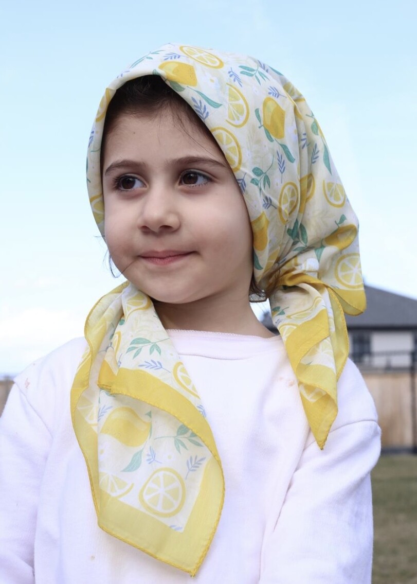 KİDS LİMON DESEN EŞARP - 2