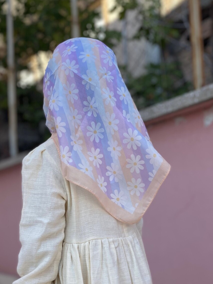 KİDS PAPATYA DESEN EŞARP - 4