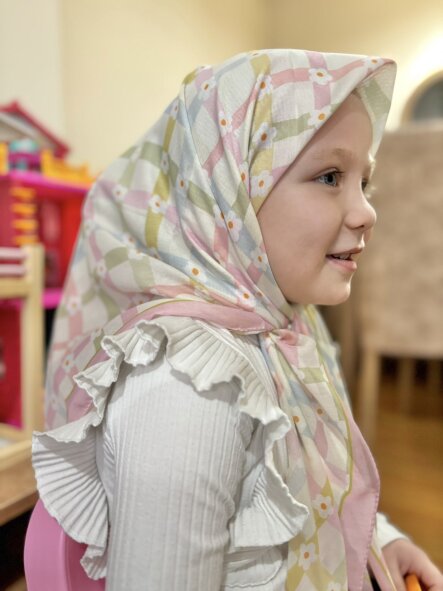 KİDS PÖTİKARE PAPATYA DESEN EŞARP - 4