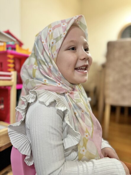 KİDS PÖTİKARE PAPATYA DESEN EŞARP - 