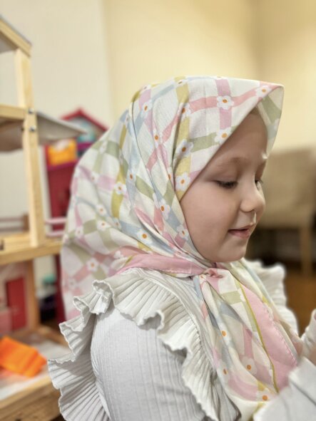 KİDS PÖTİKARE PAPATYA DESEN EŞARP - 5