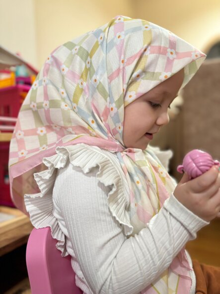 KİDS PÖTİKARE PAPATYA DESEN EŞARP - 6