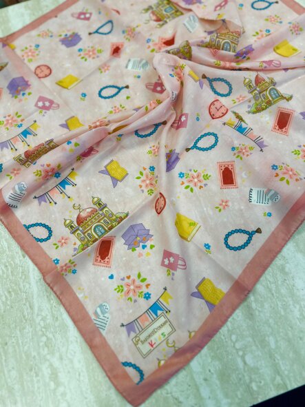 KİDS RAMAZAN DESEN EŞARP - 