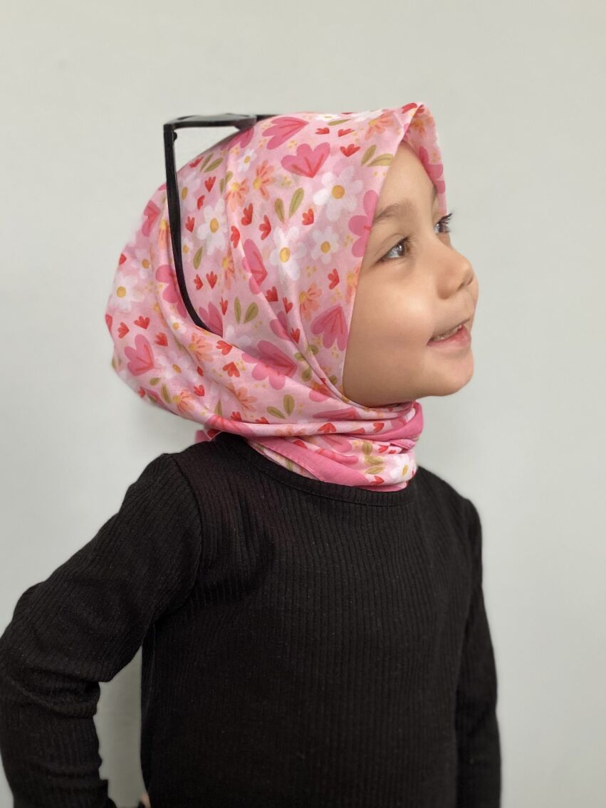 KİDS RÜYA ÇİÇEĞİ DESEN EŞARP - 1