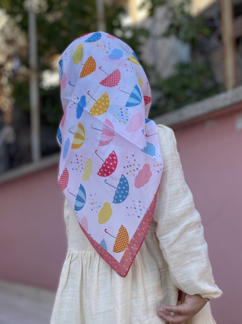 KİDS ŞEMSİYE DESEN EŞARP - 1