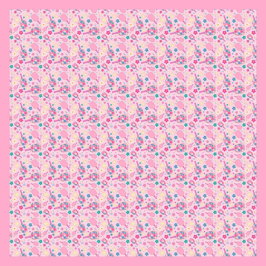 KIDS TATLI RAKETLER DESEN EŞARP - 1