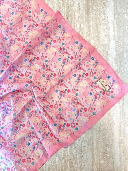 KIDS TATLI RAKETLER DESEN EŞARP - 