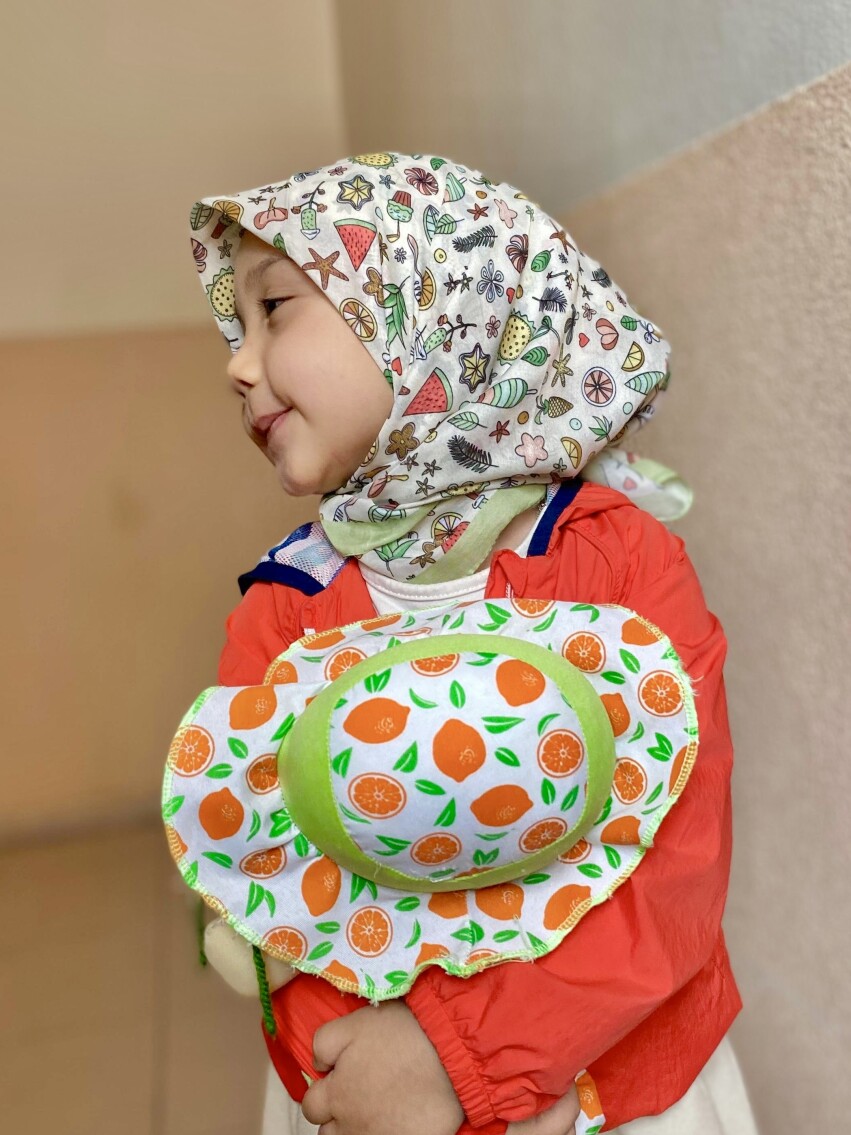 KİDS TROPIKAL DESEN EŞARP - 1