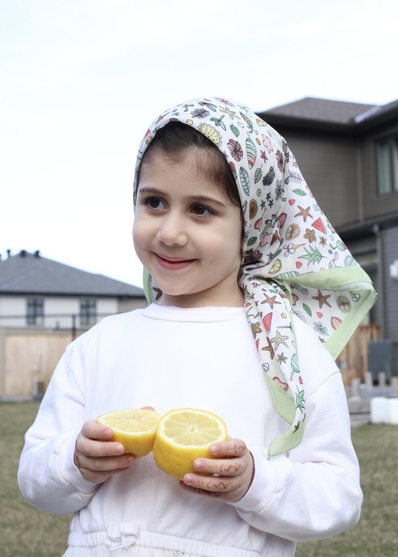 KİDS TROPIKAL DESEN EŞARP - 5