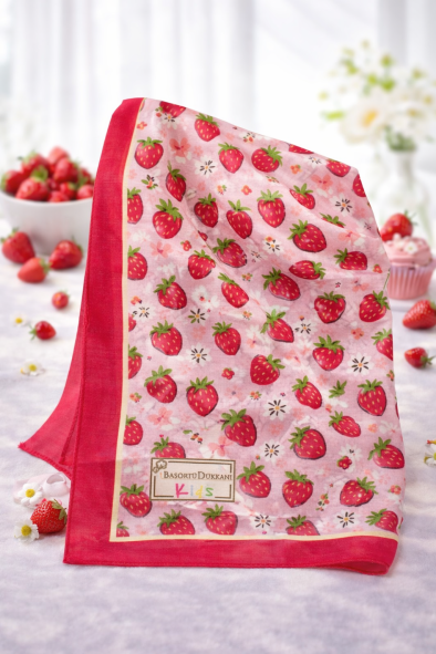 KIDS YAYLA CILEGI DESEN EŞARP - 