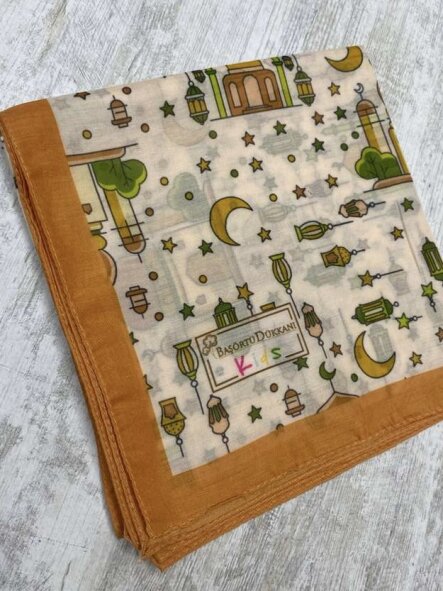 KİDS YILDIZLAR VE CAMI DESEN EŞARP - 2