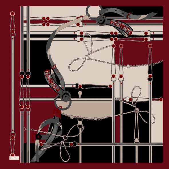 LAVOR EŞARP - BORDO - 