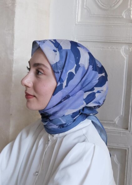 MARİBEL EŞARP - GECE MAVİSİ - 2