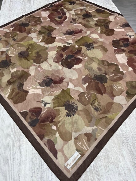 MARİBEL EŞARP - KAHVE - 4