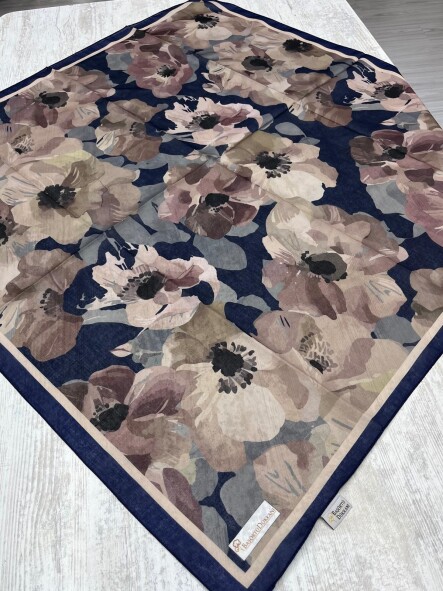 MARİBEL EŞARP - LACİVERT - 2