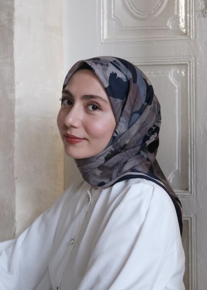 MARİBEL EŞARP - LACİVERT - 3