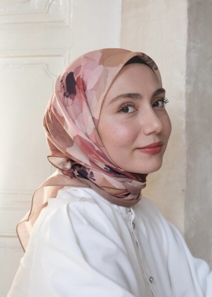 MARİBEL EŞARP - LATTE - 