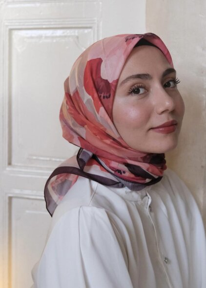 MARİBEL EŞARP - ROMANTİK PEMBE - 