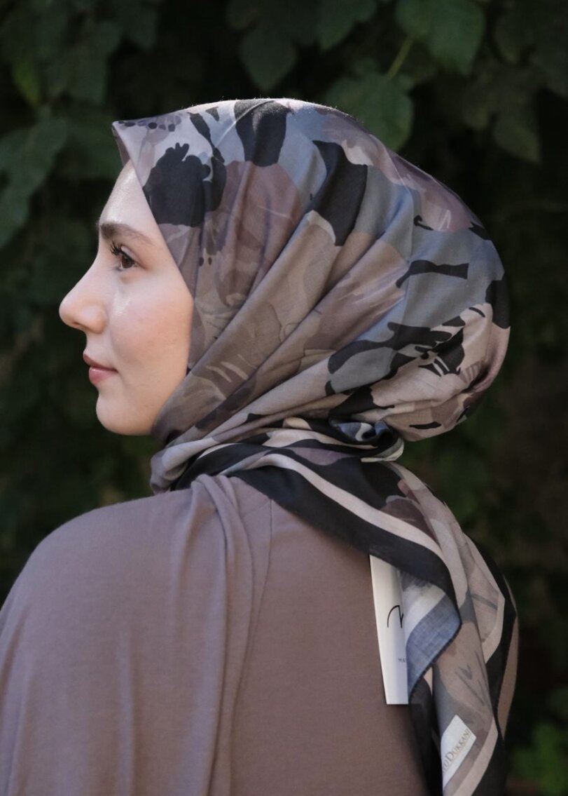 MARİBEL EŞARP - SİYAH - 1