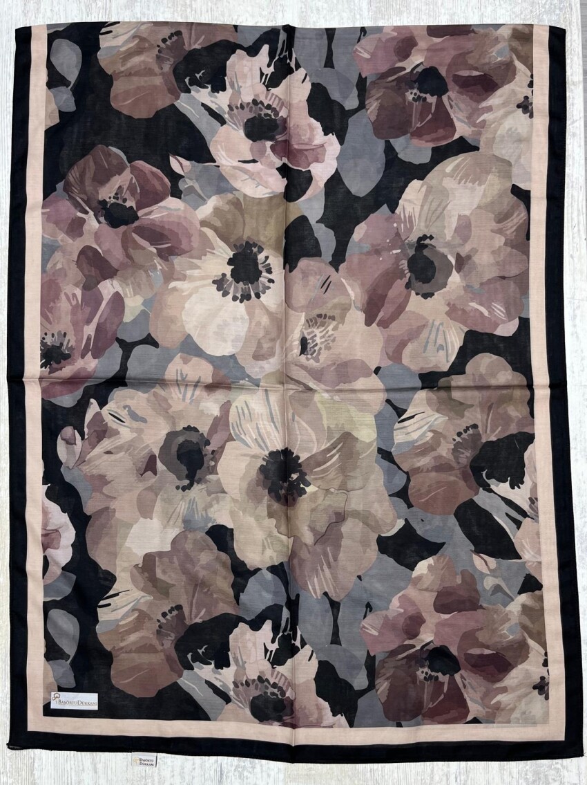 MARİBEL ŞAL - SİYAH - 3