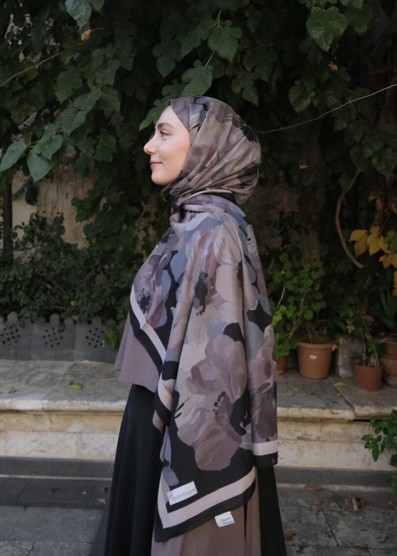 MARİBEL ŞAL - SİYAH - 1