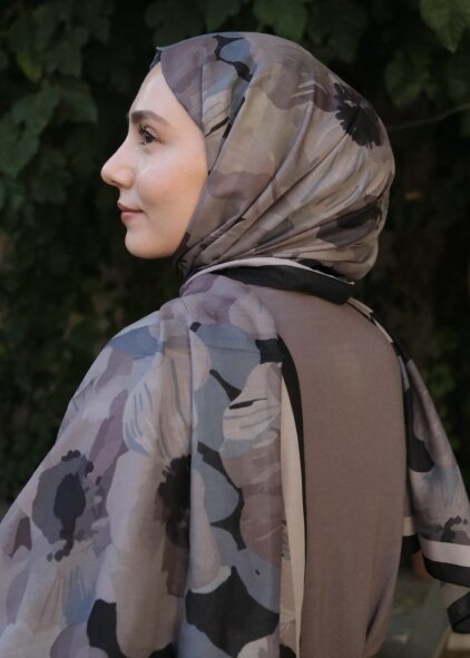 MARİBEL ŞAL - SİYAH - 2